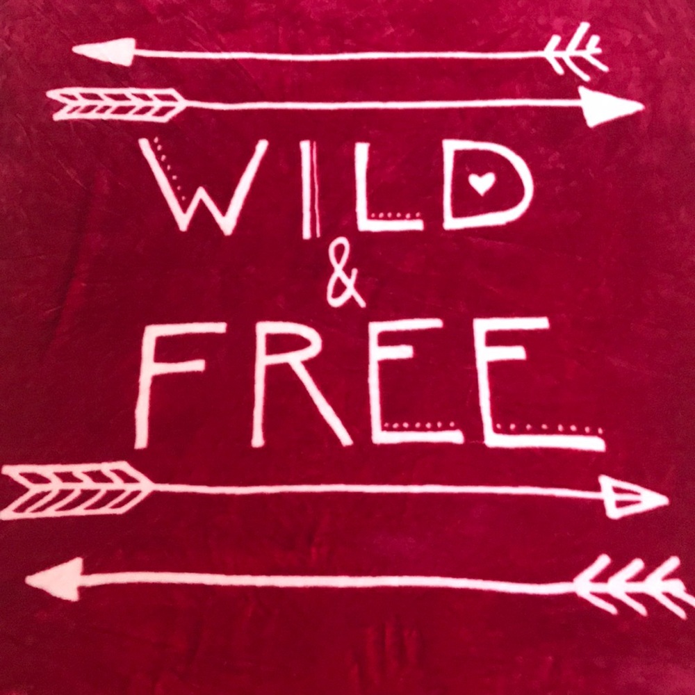 "Wild & Free" Plush Throw